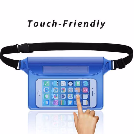 Strong Protective Dry Pouch Waterproof Phone Case Cover Backpack Bag for Swimming Fishing SPA Mobile Accessories