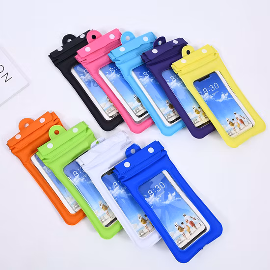 Strong Protective Dry Pouch Waterproof Phone Case Cover Backpack Bag for Swimming Fishing SPA Mobile Accessories